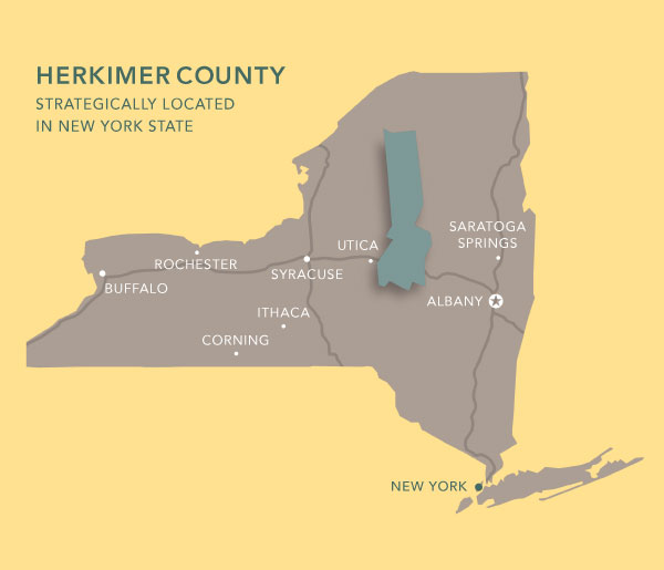 Map of Herkimer County